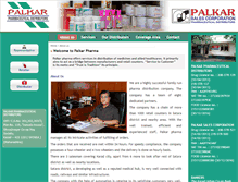Tablet Screenshot of palkarpharma.com
